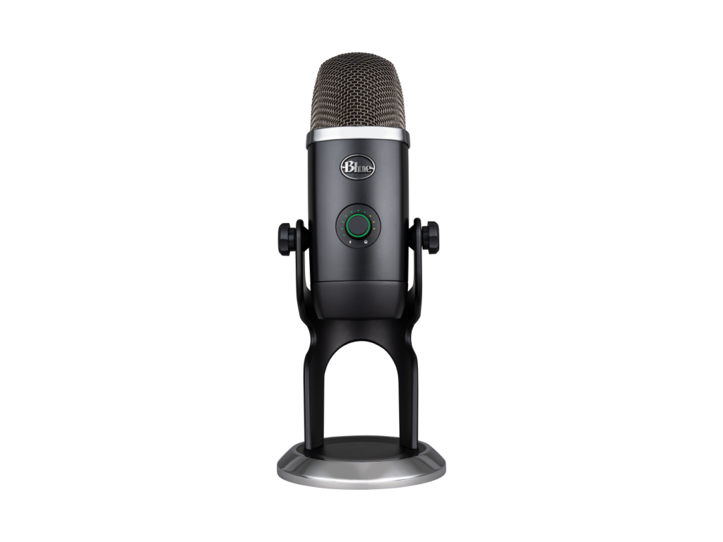 yeti x microphones front view blackout